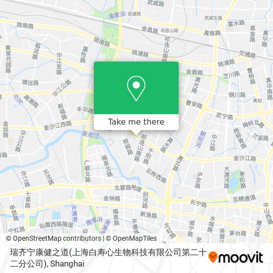 瑞齐宁康健之道(上海白寿心生物科技有限公司第二十二分公司) map