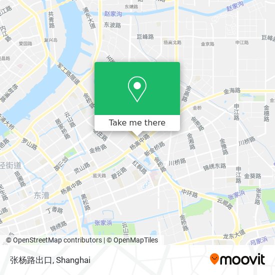 张杨路出口 map