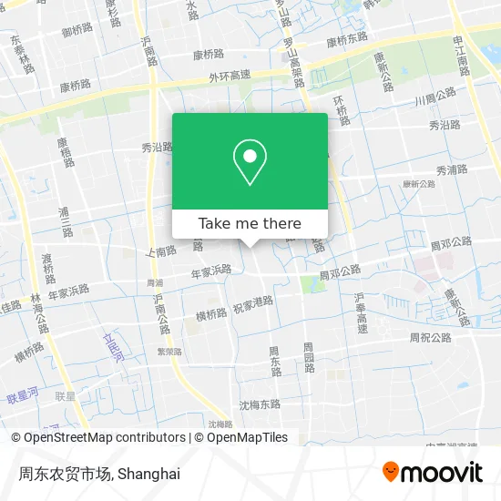周东农贸市场 map