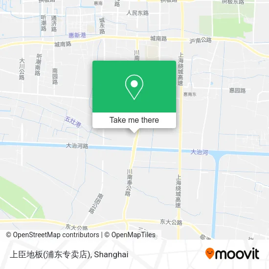 上臣地板(浦东专卖店) map