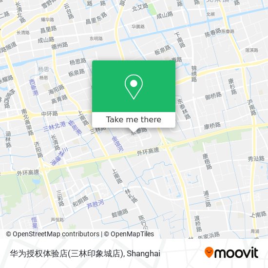华为授权体验店(三林印象城店) map