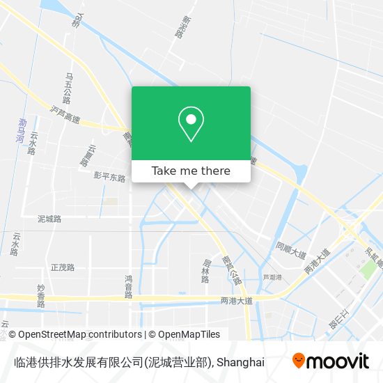 临港供排水发展有限公司(泥城营业部) map