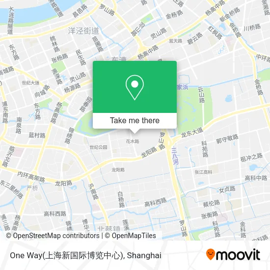 One Way(上海新国际博览中心) map