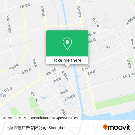 上海青蛙广告有限公司 map