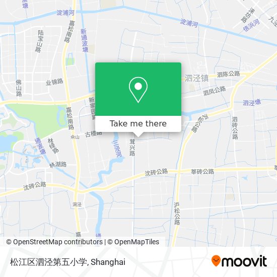 松江区泗泾第五小学 map