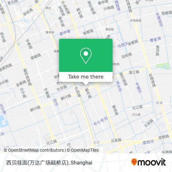 西贝筱面(万达广场颛桥店) map