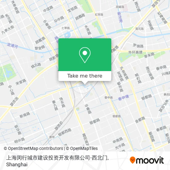 上海闵行城市建设投资开发有限公司-西北门 map