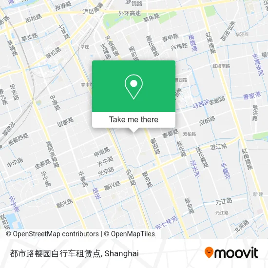 都市路樱园自行车租赁点 map