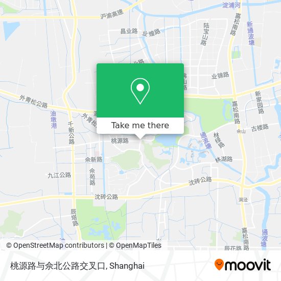 桃源路与佘北公路交叉口 map