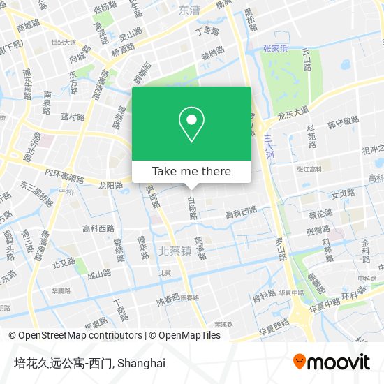 培花久远公寓-西门 map