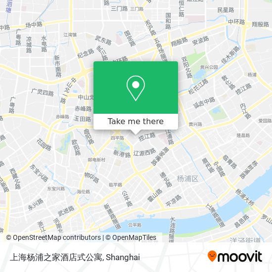 上海杨浦之家酒店式公寓 map