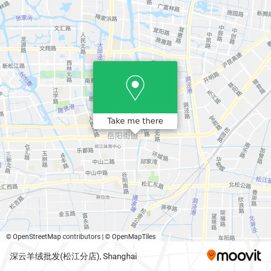 深云羊绒批发(松江分店) map