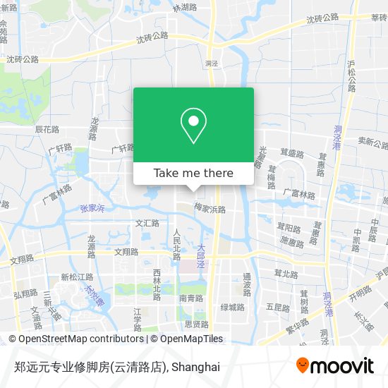 郑远元专业修脚房(云清路店) map