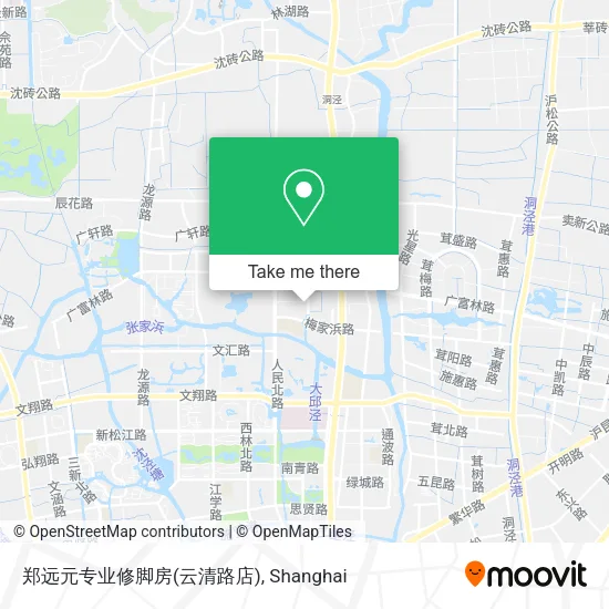 郑远元专业修脚房(云清路店) map