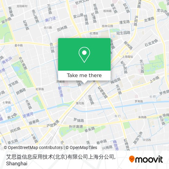 艾思益信息应用技术(北京)有限公司上海分公司 map