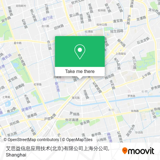 艾思益信息应用技术(北京)有限公司上海分公司 map
