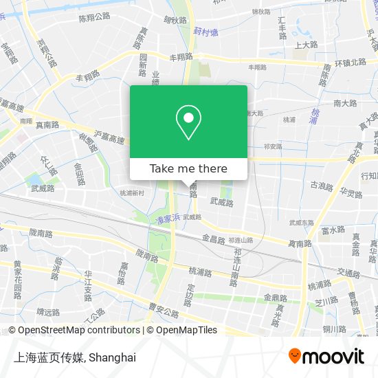 上海蓝页传媒 map