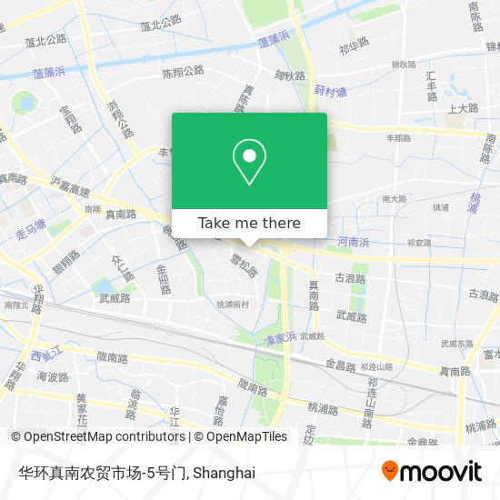 华环真南农贸市场-5号门 map