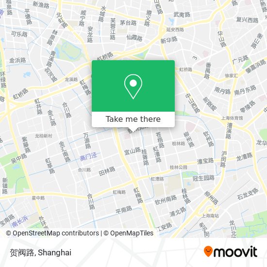 贺阀路 map