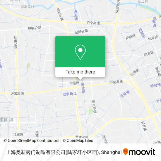 上海奥新阀门制造有限公司(陆家圩小区西) map