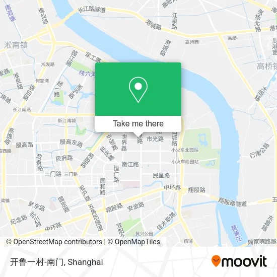 开鲁一村-南门 map