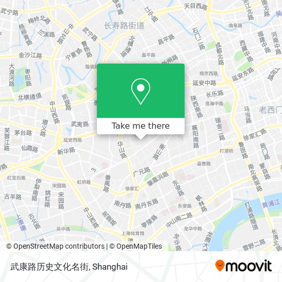 武康路历史文化名街 map