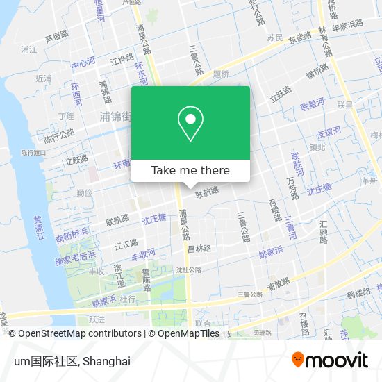 um国际社区 map