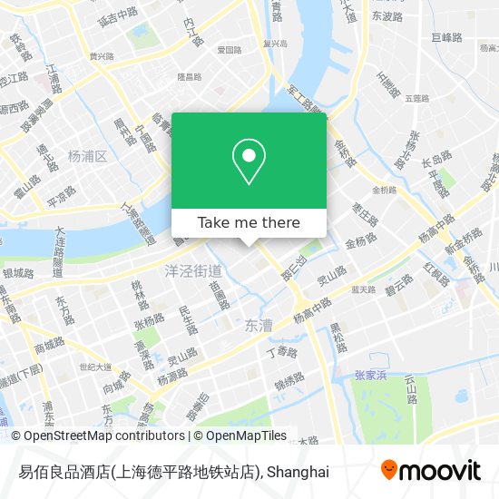 易佰良品酒店(上海德平路地铁站店) map