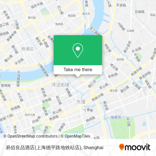 易佰良品酒店(上海德平路地铁站店) map