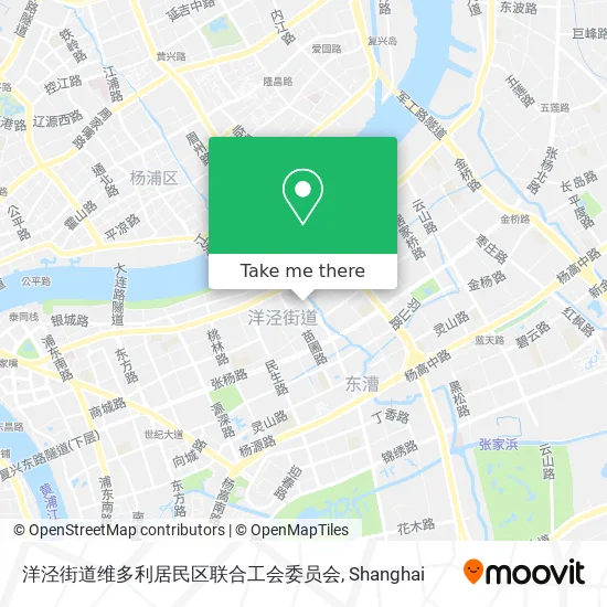 洋泾街道维多利居民区联合工会委员会 map