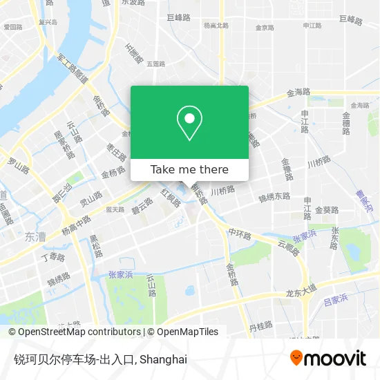 锐珂贝尔停车场-出入口 map