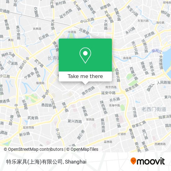 特乐家具(上海)有限公司 map