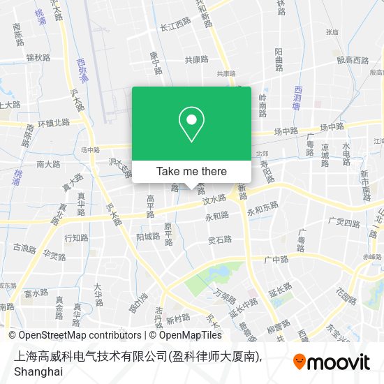 上海高威科电气技术有限公司(盈科律师大厦南) map