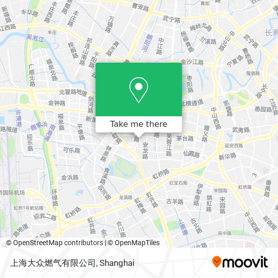 上海大众燃气有限公司 map