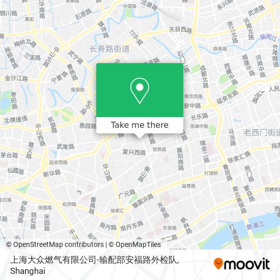 上海大众燃气有限公司-输配部安福路外检队 map