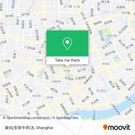 麻灿淮南牛肉汤 map