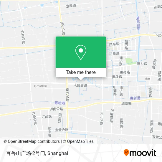 百兽山广场-2号门 map