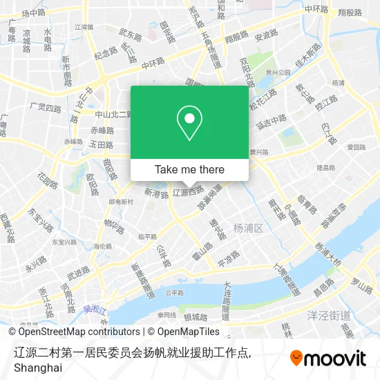 辽源二村第一居民委员会扬帆就业援助工作点 map