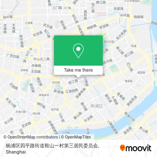 杨浦区四平路街道鞍山一村第三居民委员会 map