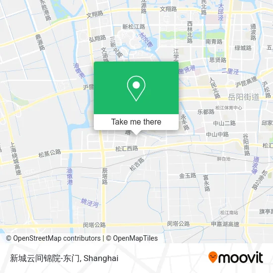 新城云间锦院-东门 map