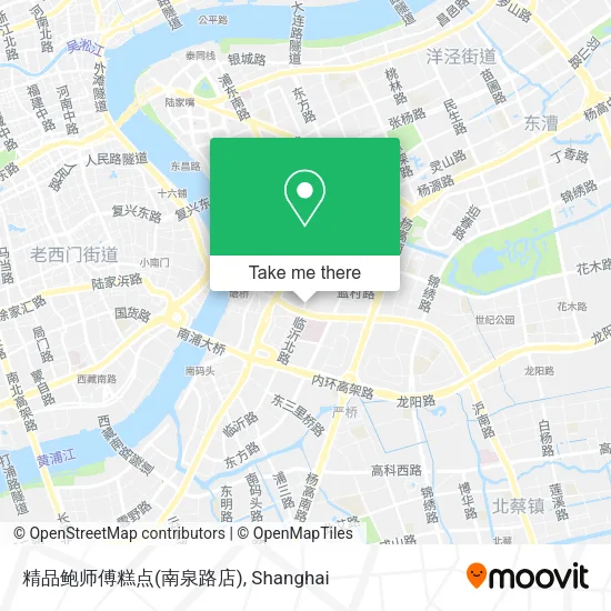 精品鲍师傅糕点(南泉路店) map