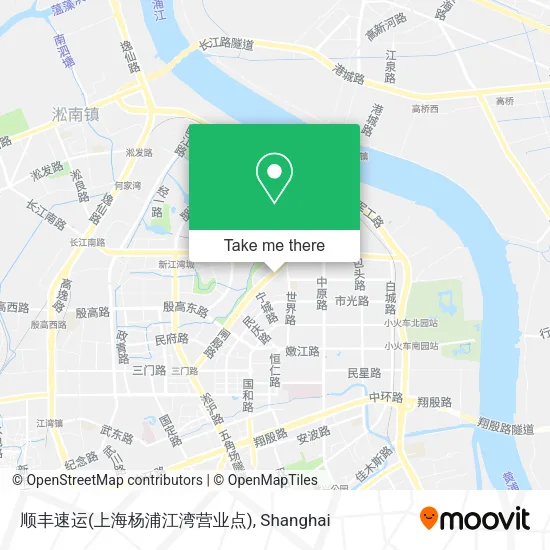 顺丰速运(上海杨浦江湾营业点) map