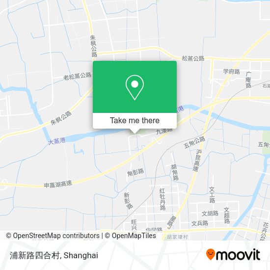浦新路四合村 map