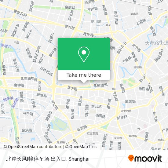 北岸长风I幢停车场-出入口 map