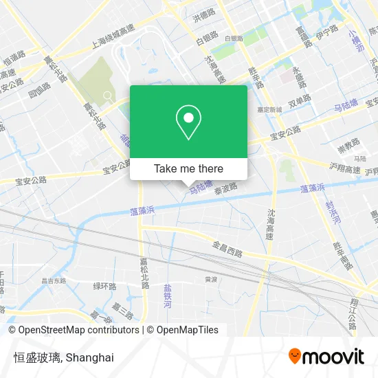恒盛玻璃 map