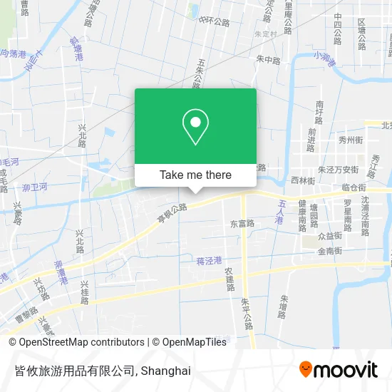 皆攸旅游用品有限公司 map