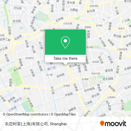衣恋时装(上海)有限公司 map