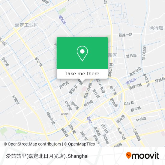 爱茜茜里(嘉定北日月光店) map
