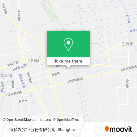 上海精发实业股份有限公司 map