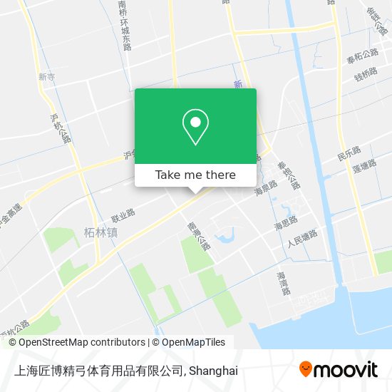 上海匠博精弓体育用品有限公司 map